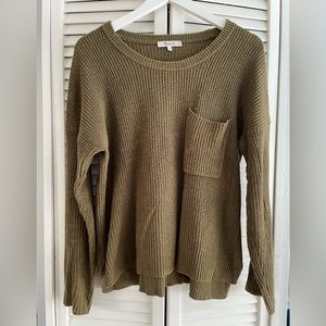 Madewell | Crew Neck Ribbed Knit Sweatwr